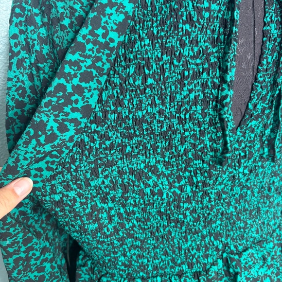 Ava Viv Plus Size Peplum Smocked Blouse - Picture 9 of 13